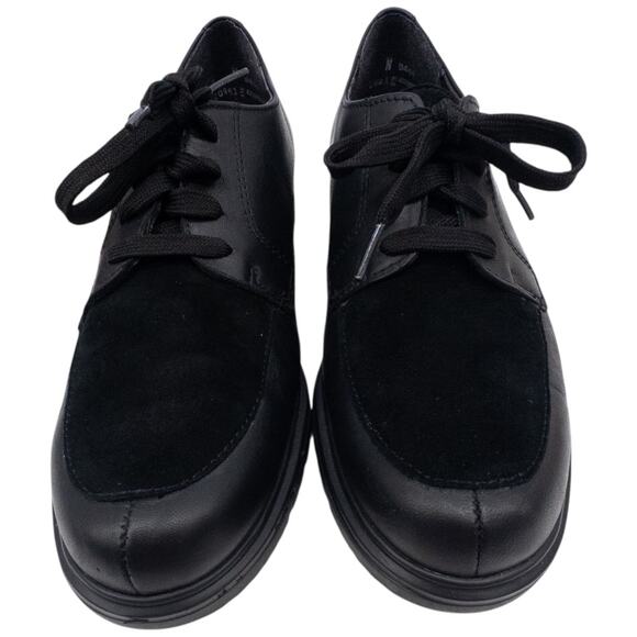 Munro Women's Veranda Women's Lug Sole Oxford Loafer Shoes Black Size 9 Narrow - Picture 3 of 8